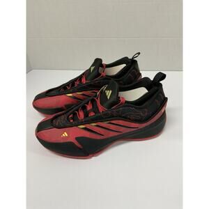 Adidas BAPE x Dame 9 Black Scarlet IH0786 Size 7.5 Red Black Basketball Sneakers